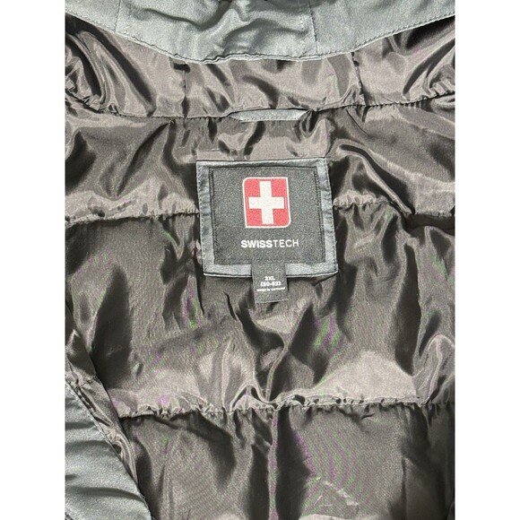 Swiss Tech Ski Snowboard Jacket Black Mens XXL Lined Winter - Picture 3 of 8
